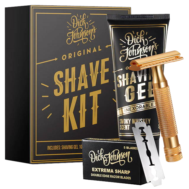 Dick Johnson - Luksus Shaving Kit til Mænd - klunkevoks.dk