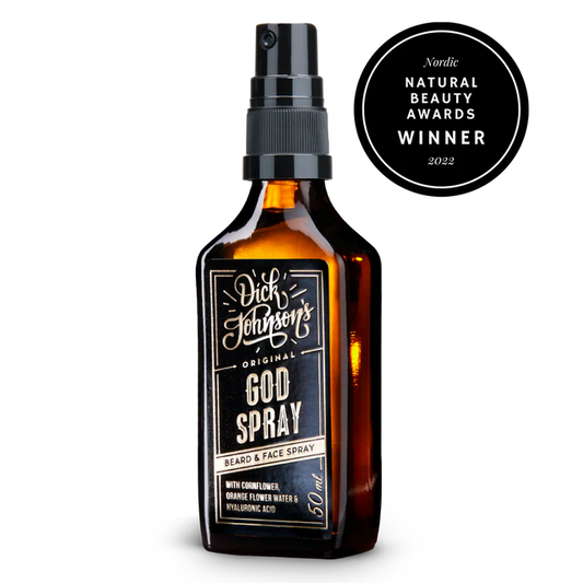 Dick Johnson - GOD SPRAY 50ML - (DIN GUDDOMMELIGE ANSIGTCREME) - klunkevoks.dk