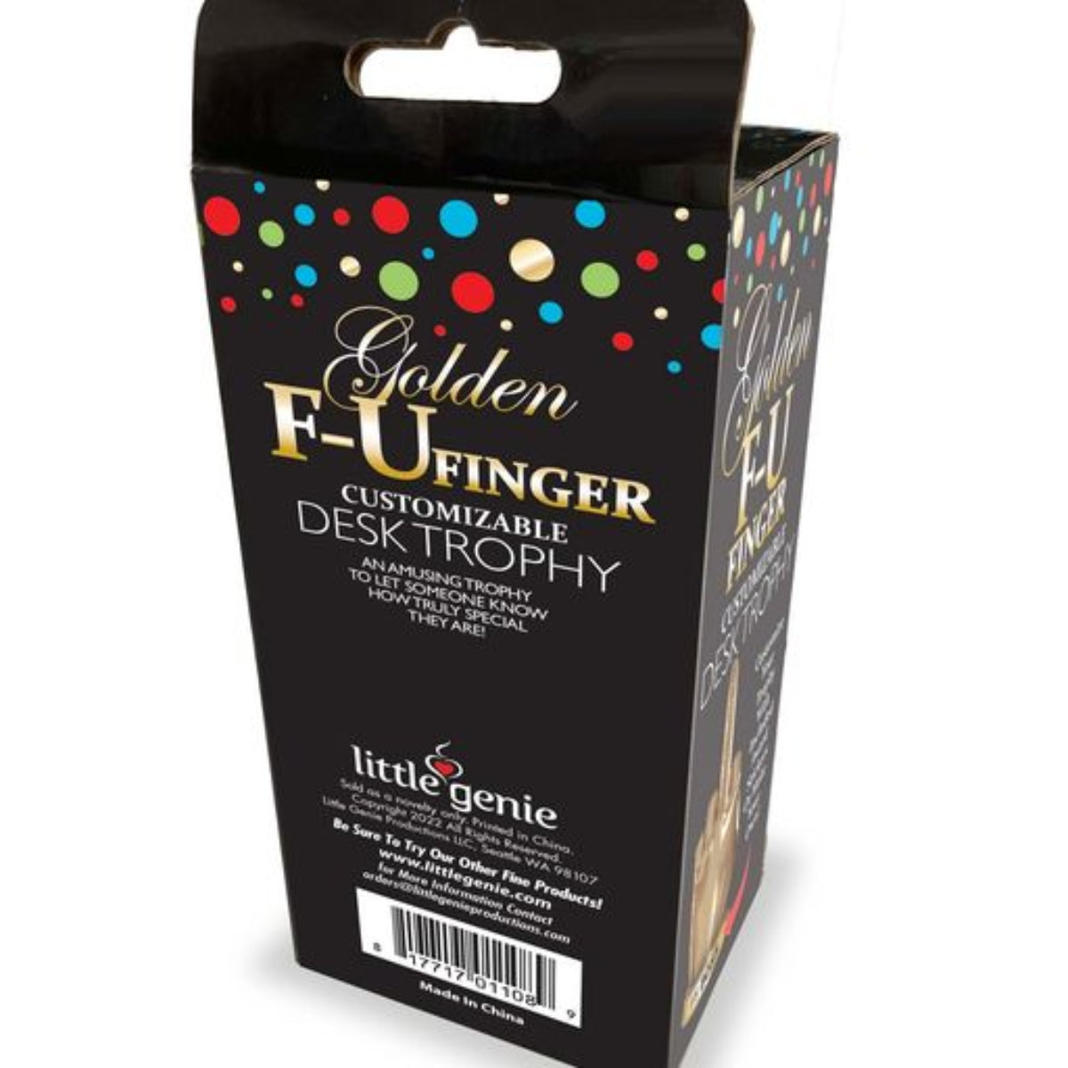 GOLDEN F-U FUNGER TROPHY - klunkevoks.dk