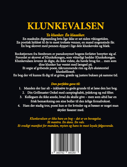 Klunkevalsen - Digtsamlingen til mænd med nosser!