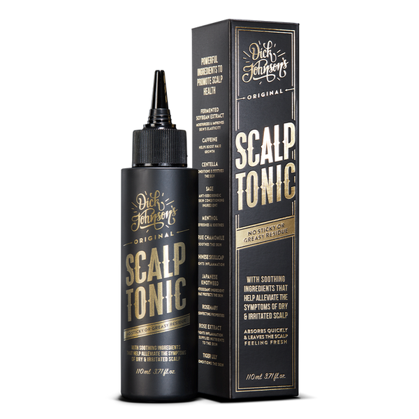 Dick Johnson Scalp Tonic - flaske set forfra