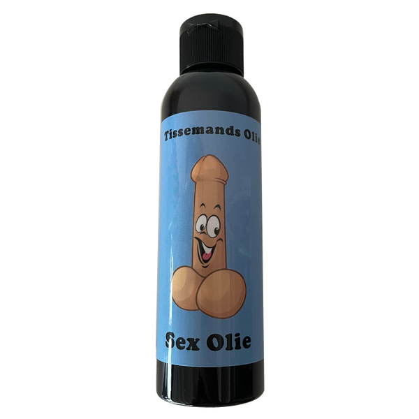 Tissemands Olie - flaske med etiket fritlagt