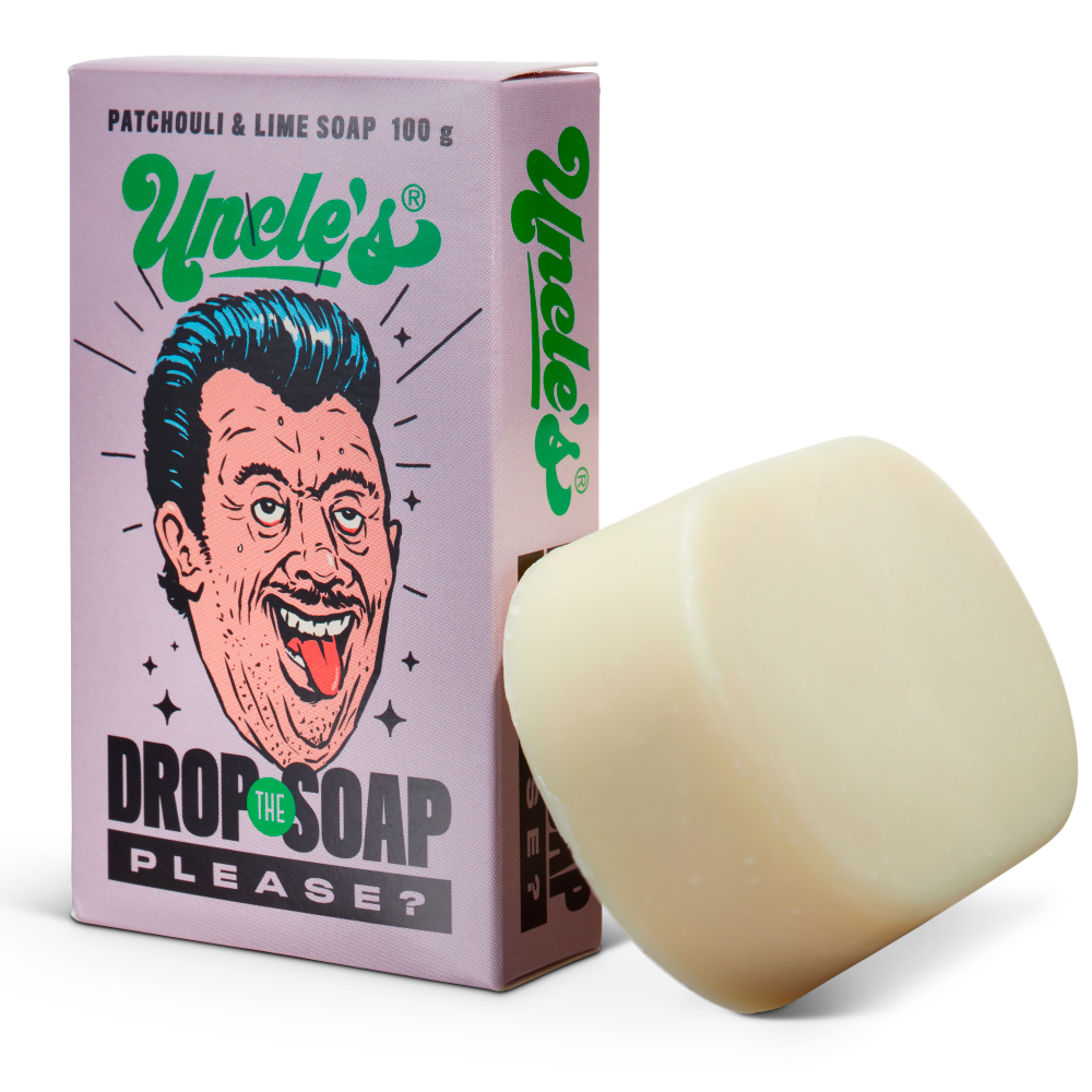 Dick Johnson - Uncle's Drop the Soap, Please! (Patchouli & Lime) - klunkevoks.dk