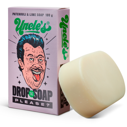 Dick Johnson - Uncle's Drop the Soap, Please! (Patchouli & Lime) - klunkevoks.dk